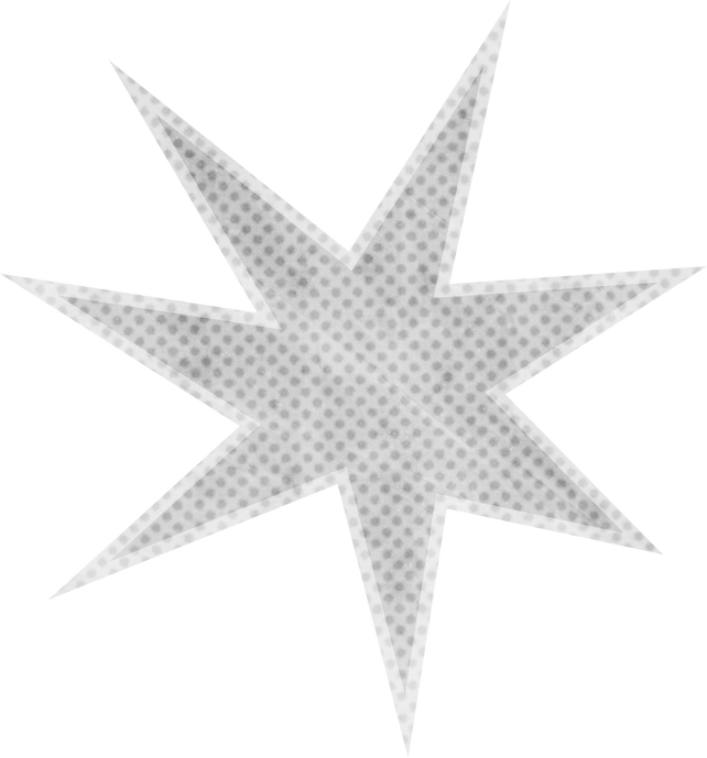 Retro Cutout Paper Star